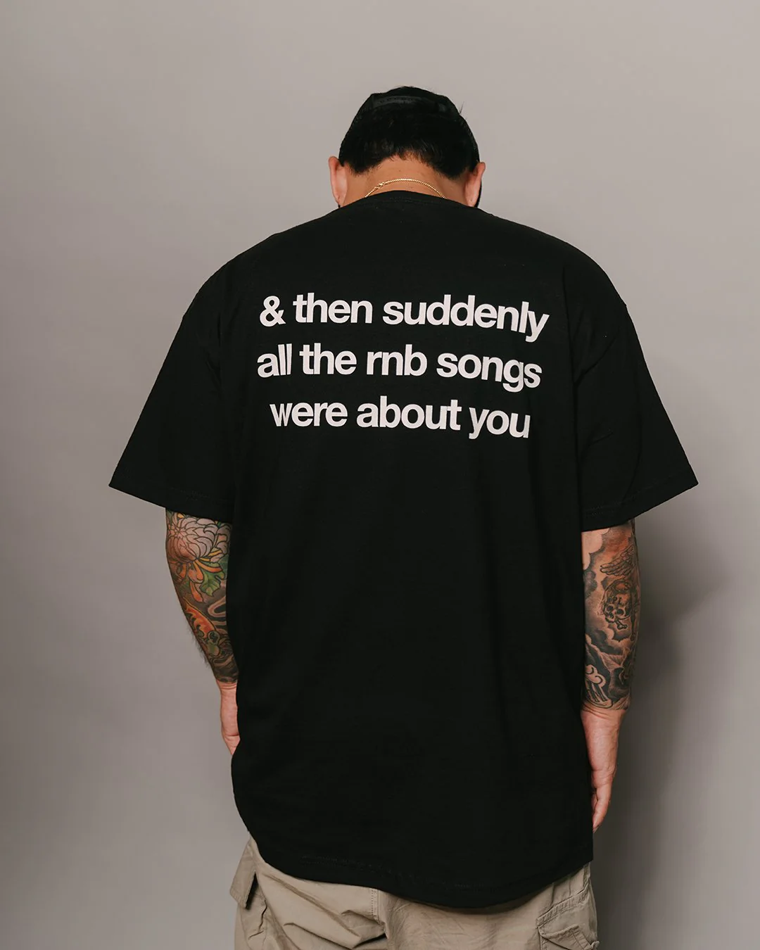 Rnb Songs | Classic Black Graphic Tee - Image 3