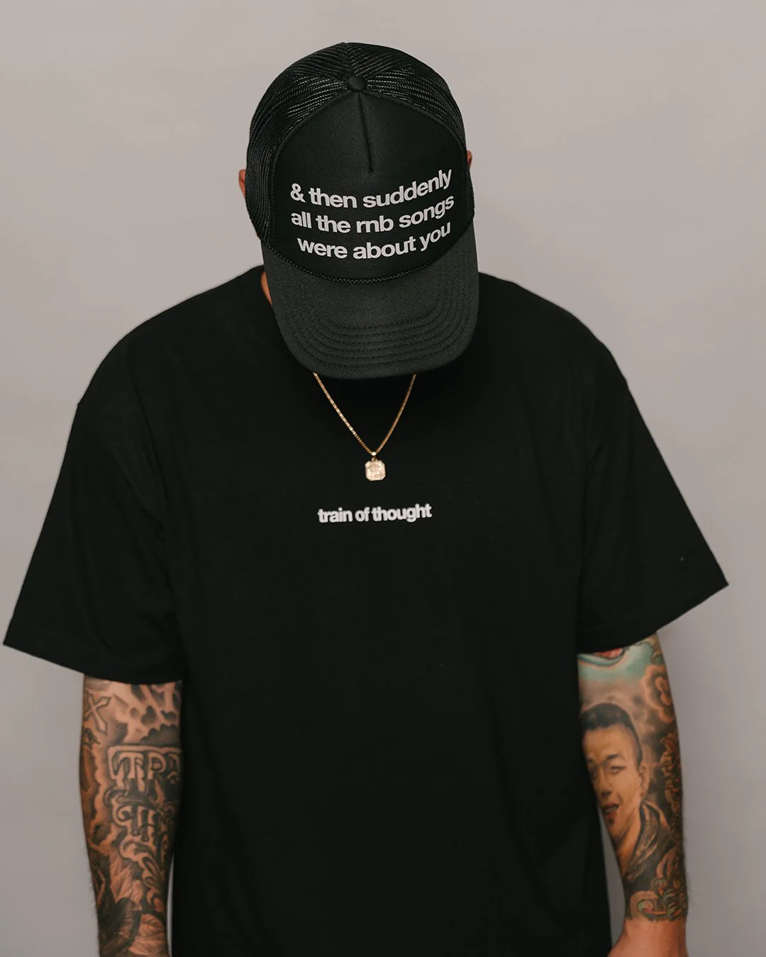 Rnb Songs | Classic Black Graphic Tee - Image 4