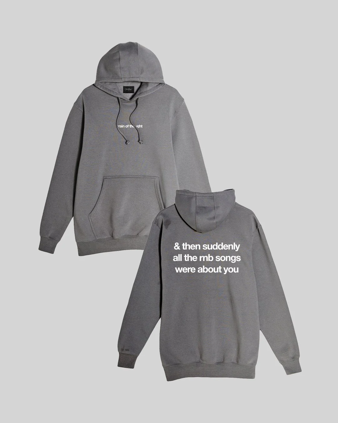 Rnb Songs | Charcoal Pullover Hoodie