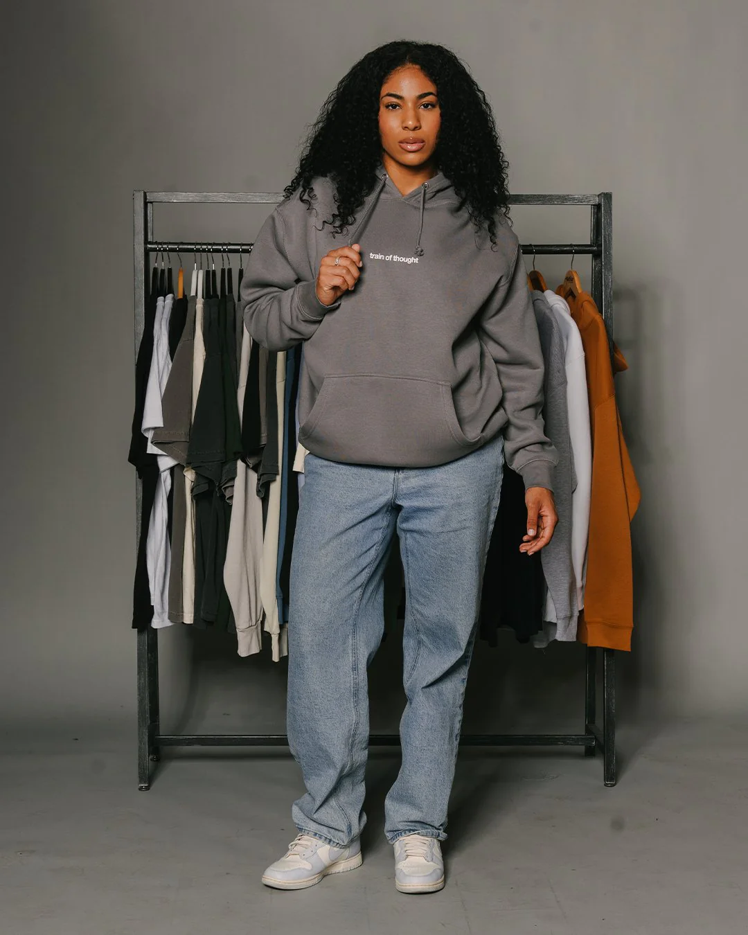 Rnb Songs | Charcoal Pullover Hoodie - Image 3
