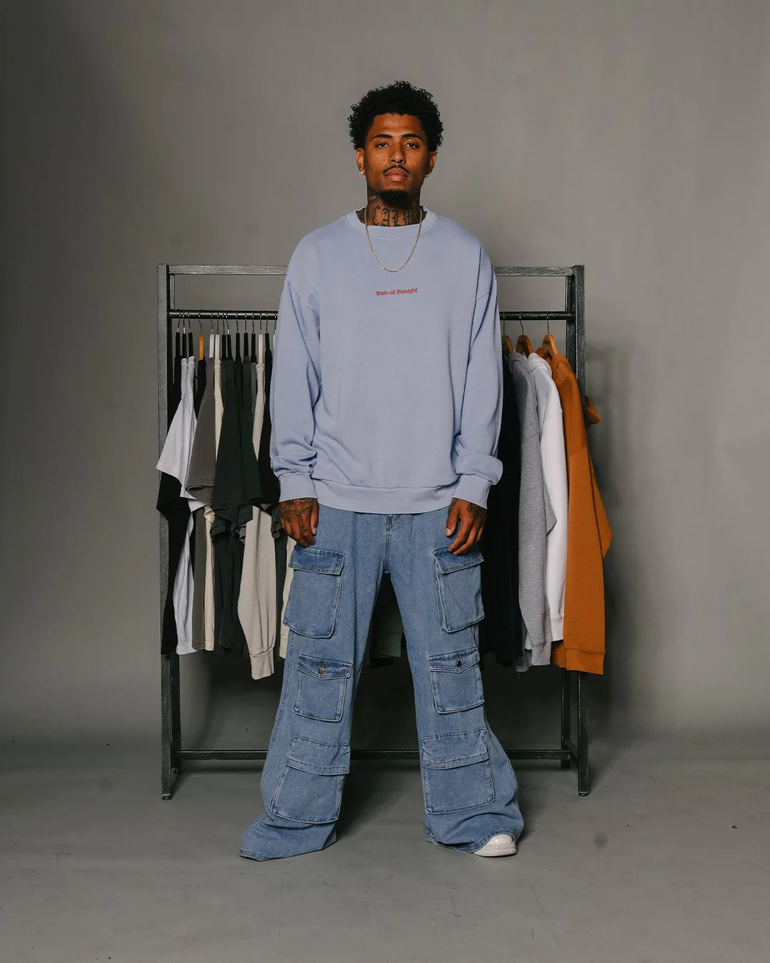 Rnb Songs | Grape Crewneck Sweatshirt - Image 2