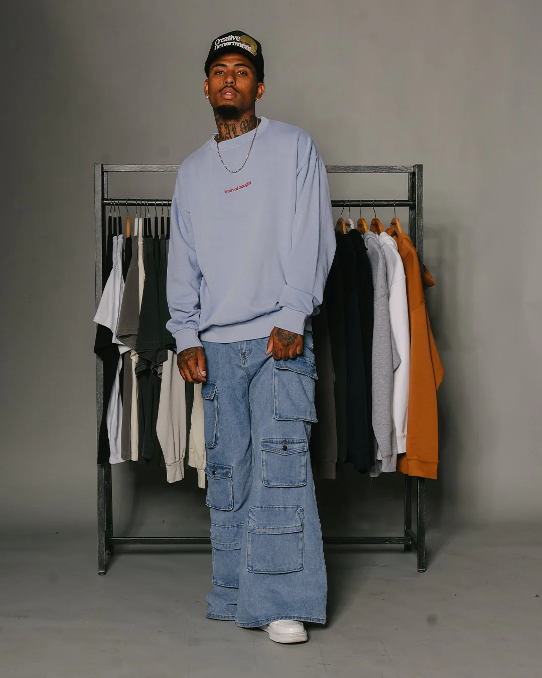 Rnb Songs | Grape Crewneck Sweatshirt - Image 3