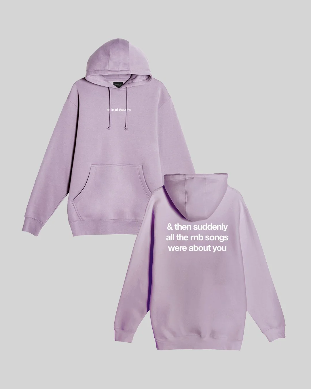 Rnb Songs | Lavender Pullover Hoodie