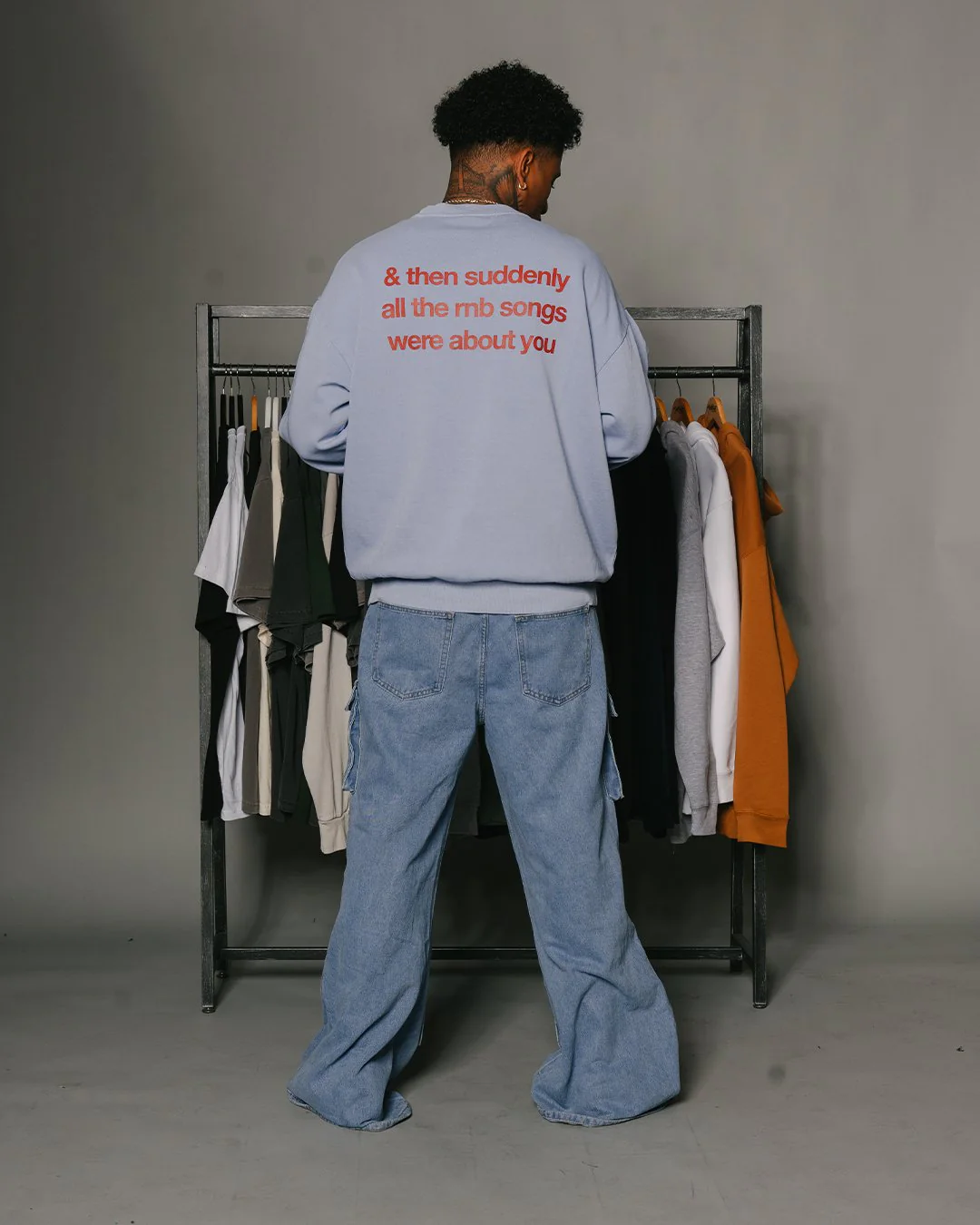 Rnb Songs | Lunar Rock Crewneck Sweatshirt - Image 4
