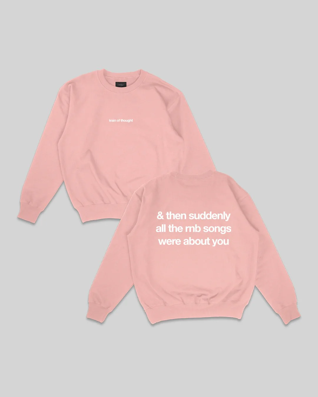Rnb Songs | Salmon Crewneck Sweatshirt