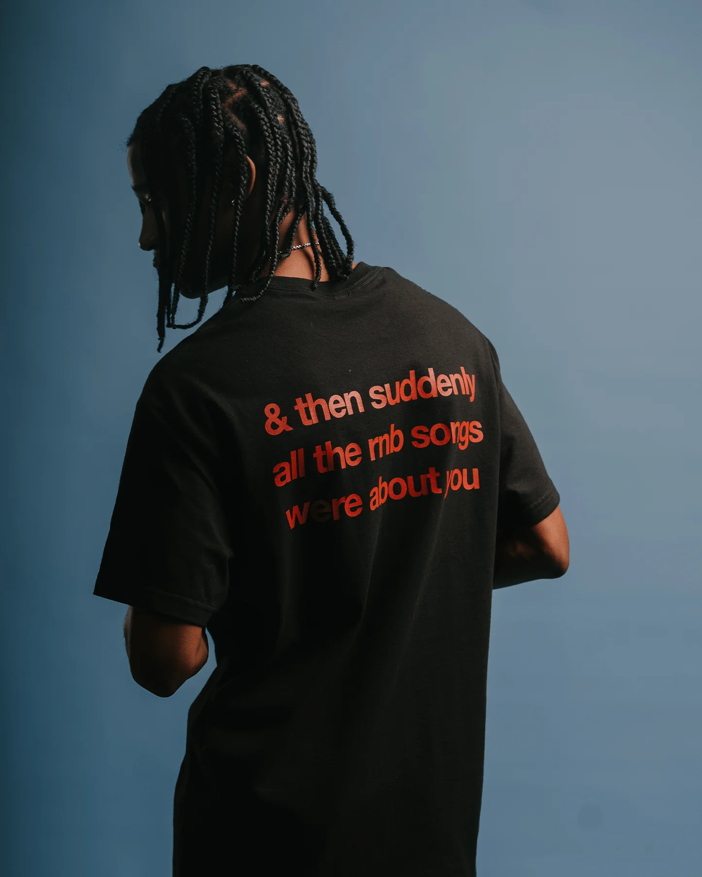 Rnb Songs V2 | Classic Black Graphic Tee - Image 3