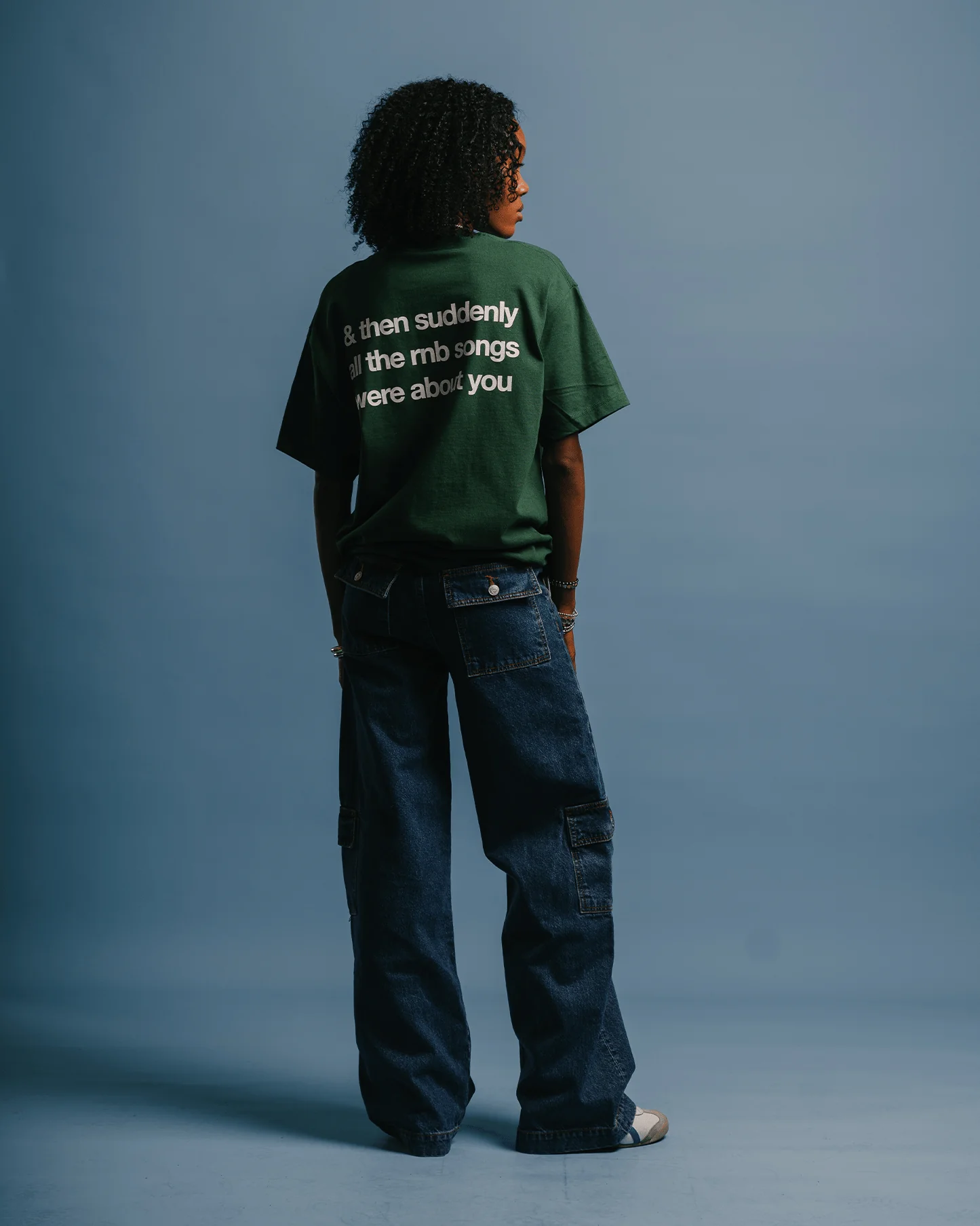 Rnb Songs V2 | Classic Green Graphic Tee - Image 3