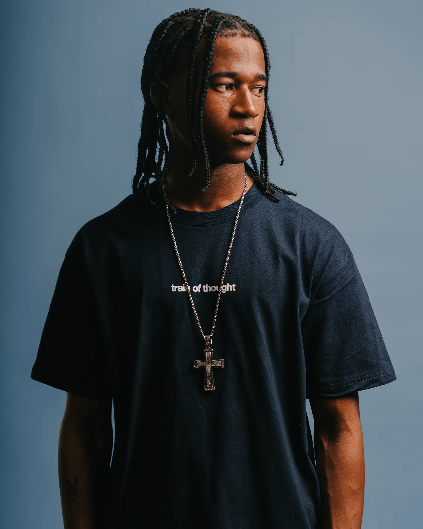 Rnb Songs V2 | Classic Navy Blue Graphic Tee - Image 5