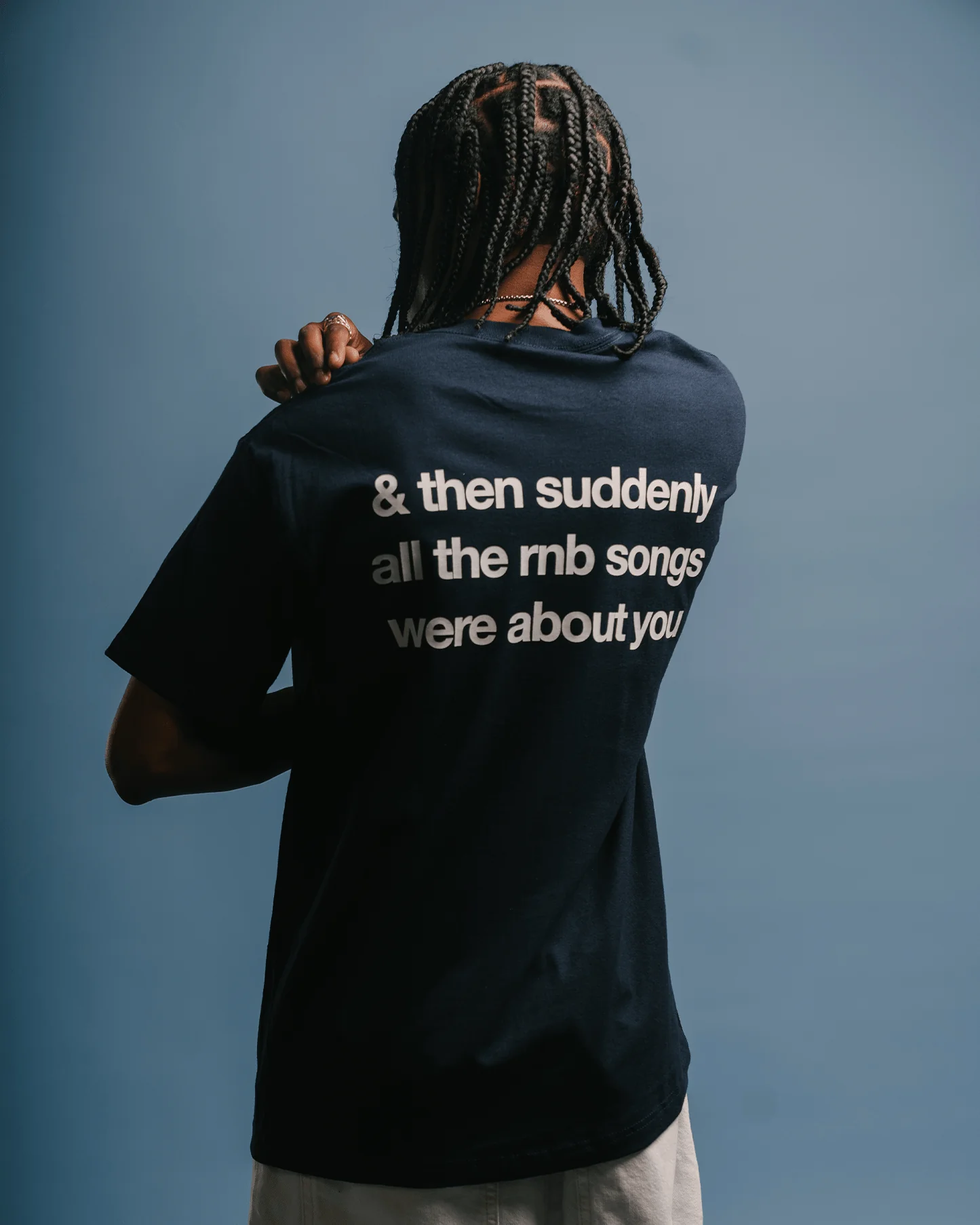 Rnb Songs V2 | Classic Navy Blue Graphic Tee - Image 6