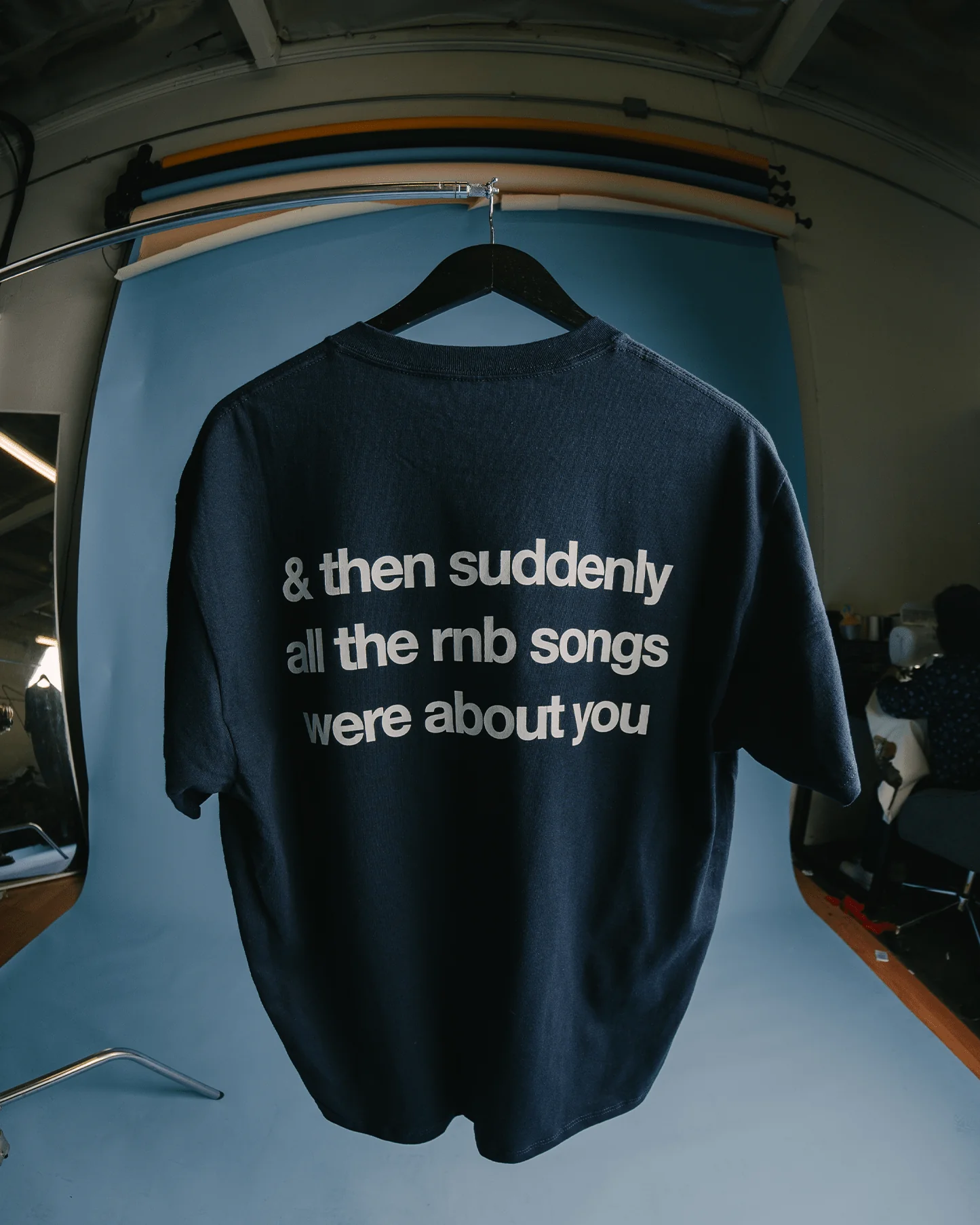 Rnb Songs V2 | Classic Navy Blue Graphic Tee - Image 7