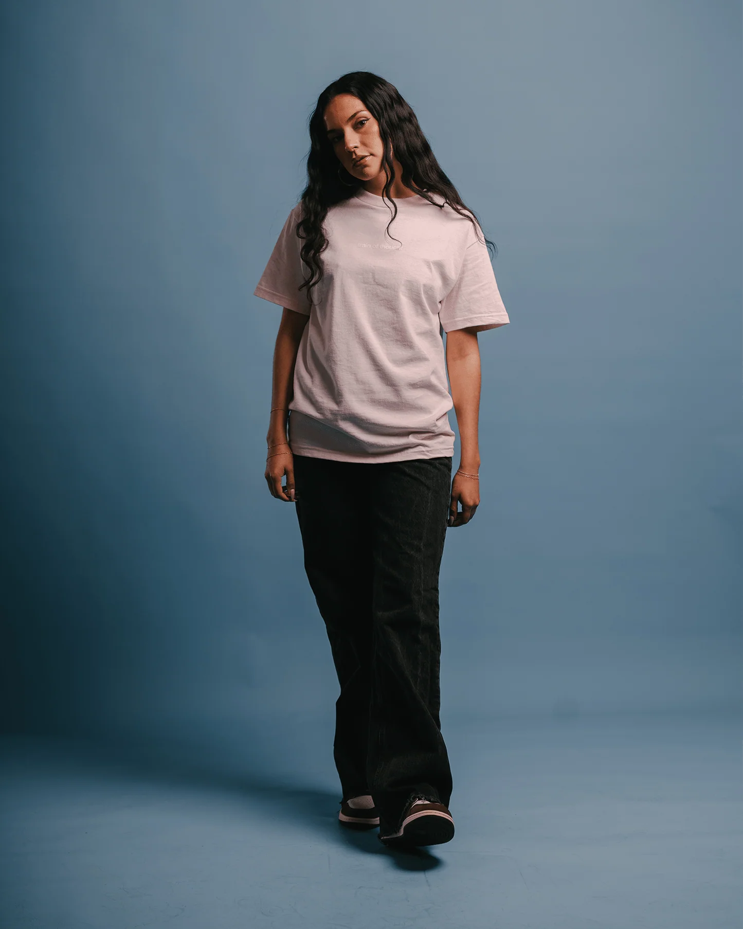 Rnb Songs V2 | Pale Pink Graphic Tee - Image 3