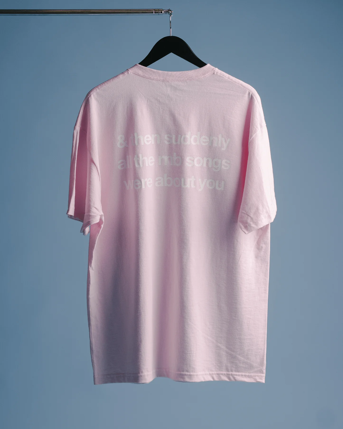 Rnb Songs V2 | Pale Pink Graphic Tee - Image 5