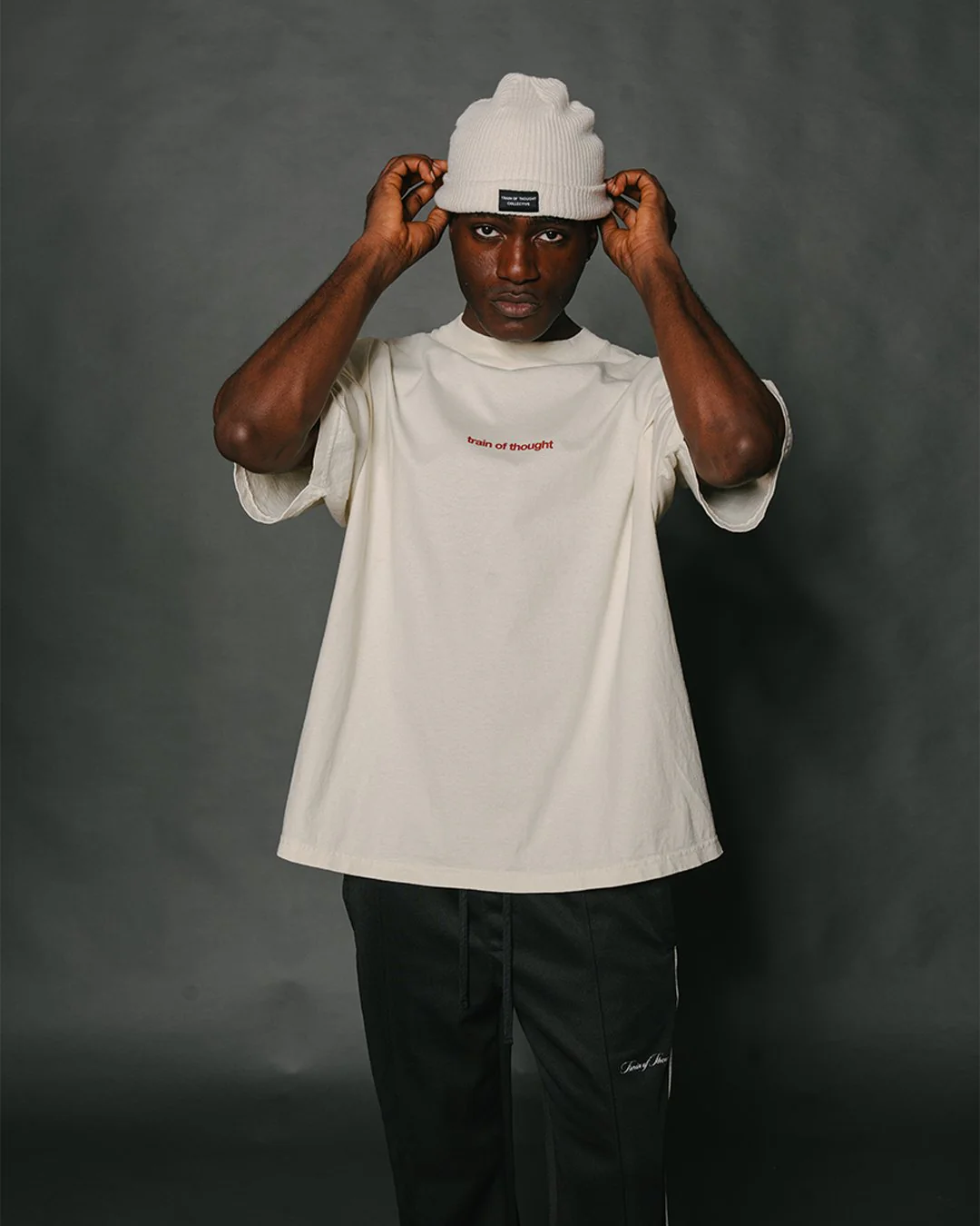 Rnb Songs V3 | Oversized Cream Graphic Tee - Image 6