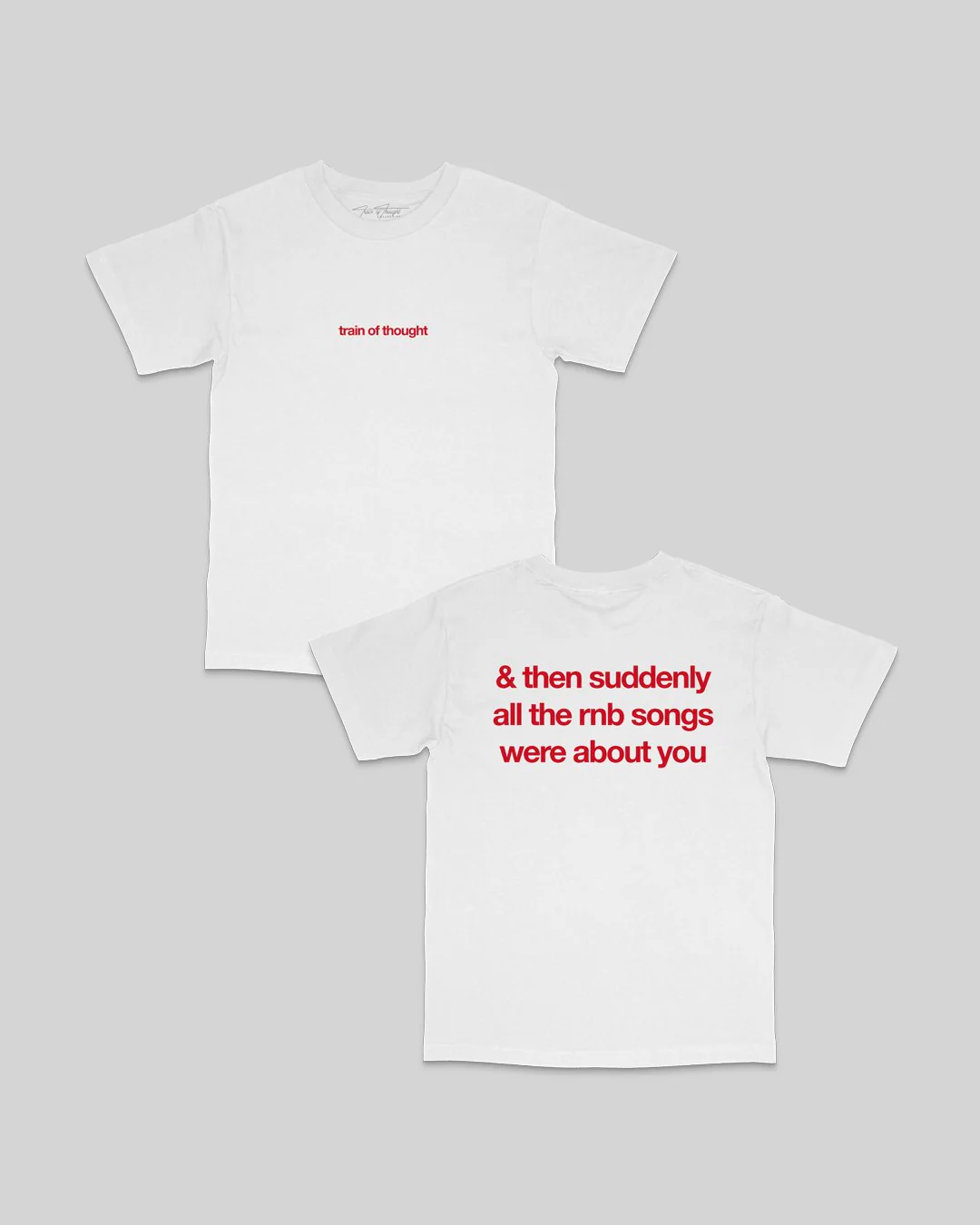 Rnb Songs | Classic White Graphic Tee