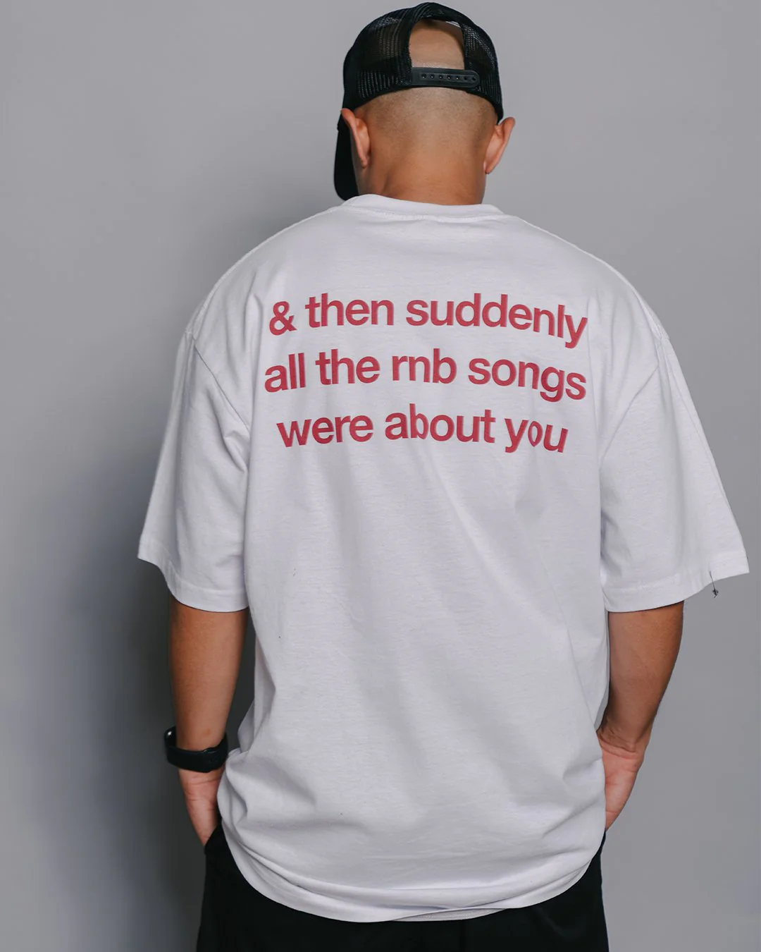 Rnb Songs | Classic White Graphic Tee - Image 5