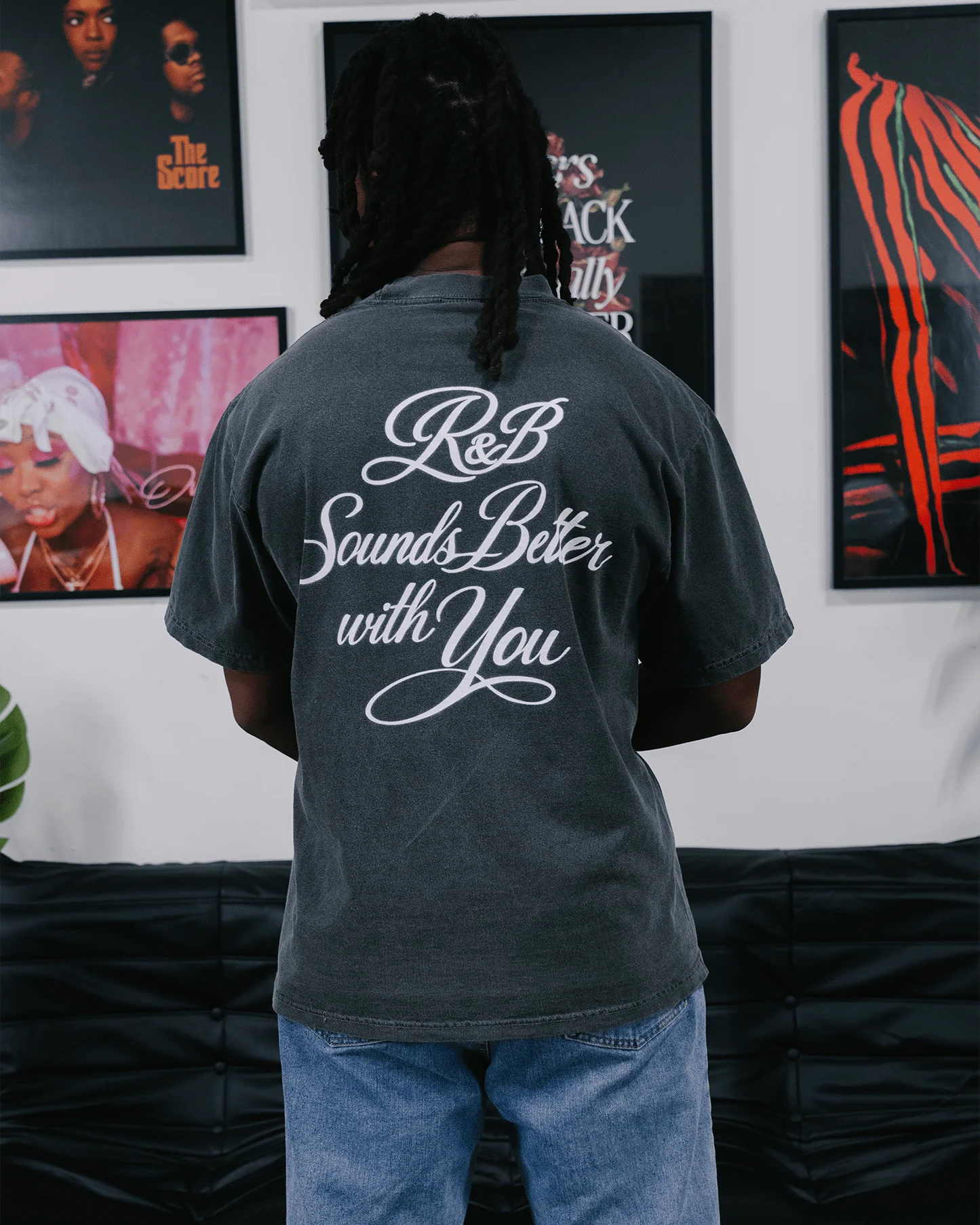 R&B with You | Oversized Shadow Graphic Tee - Image 3