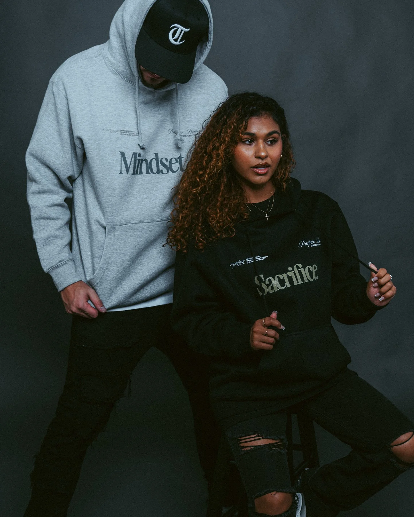 Sacrifice | Black Pullover Hoodie - Image 3