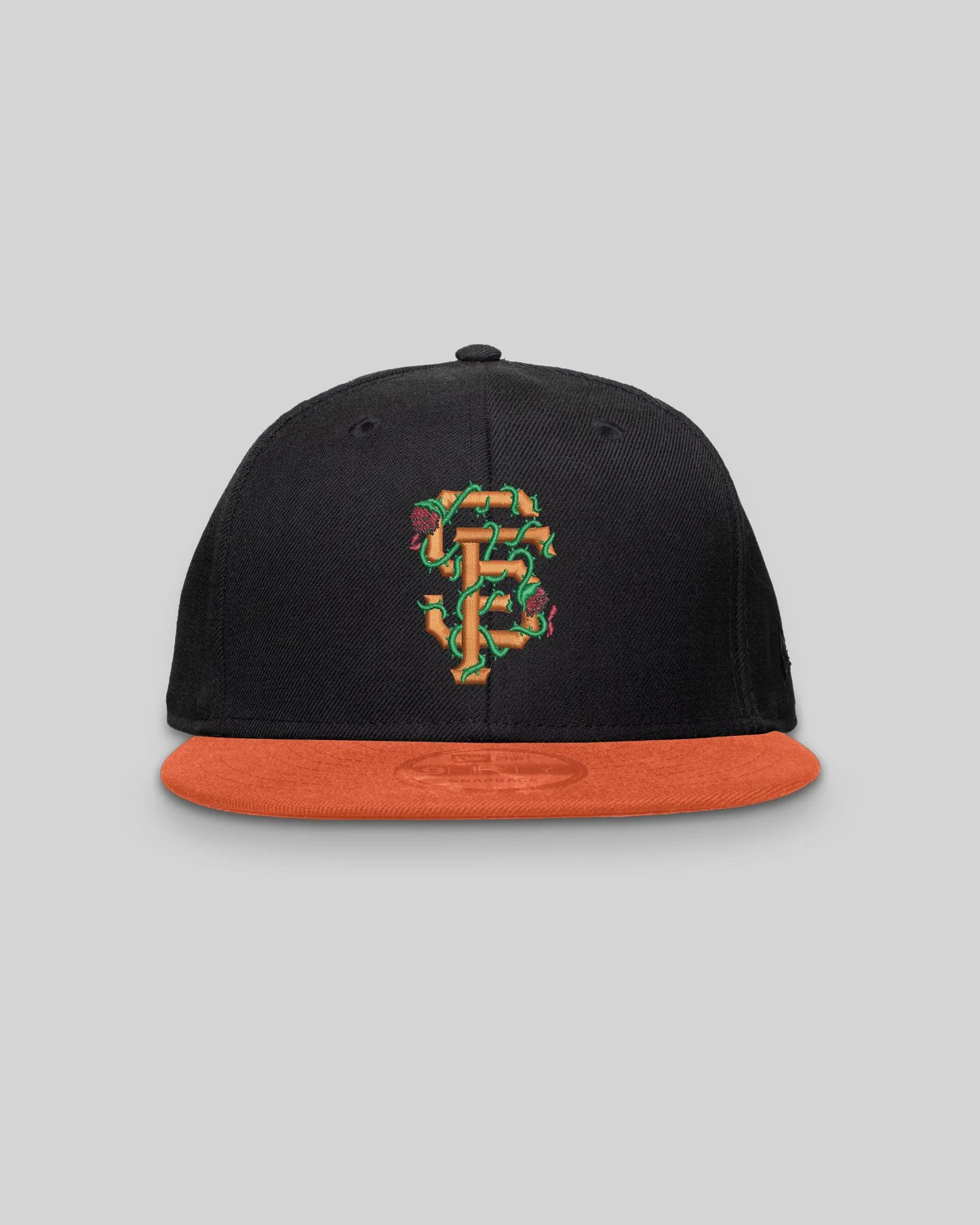 SF City Rose New Era Black/Orange Snapback