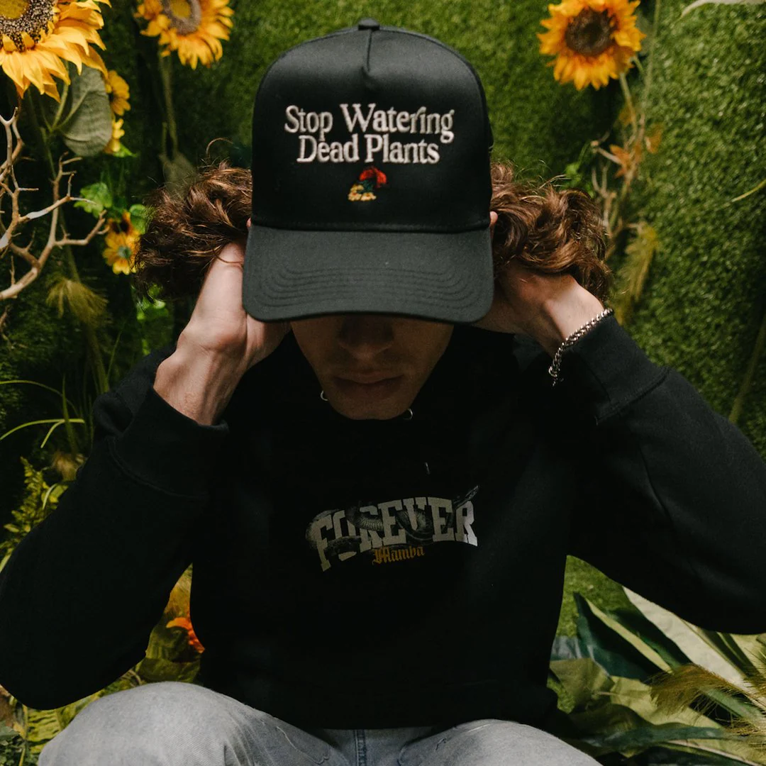 Stop Watering Dead Plants | Black Snapback - Image 4