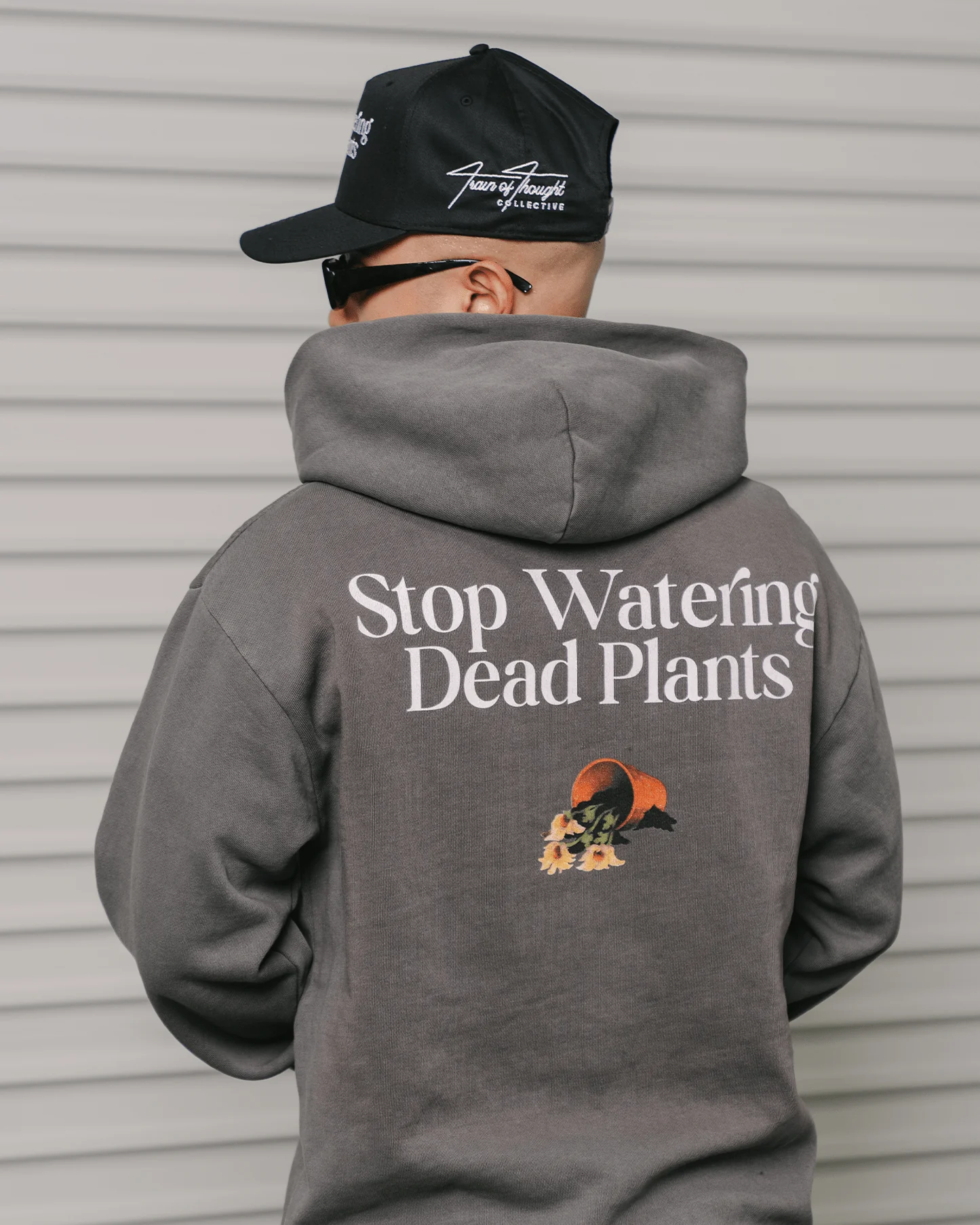 Stop Watering Dead Plants | Shadow Urban Hoodie - Image 5