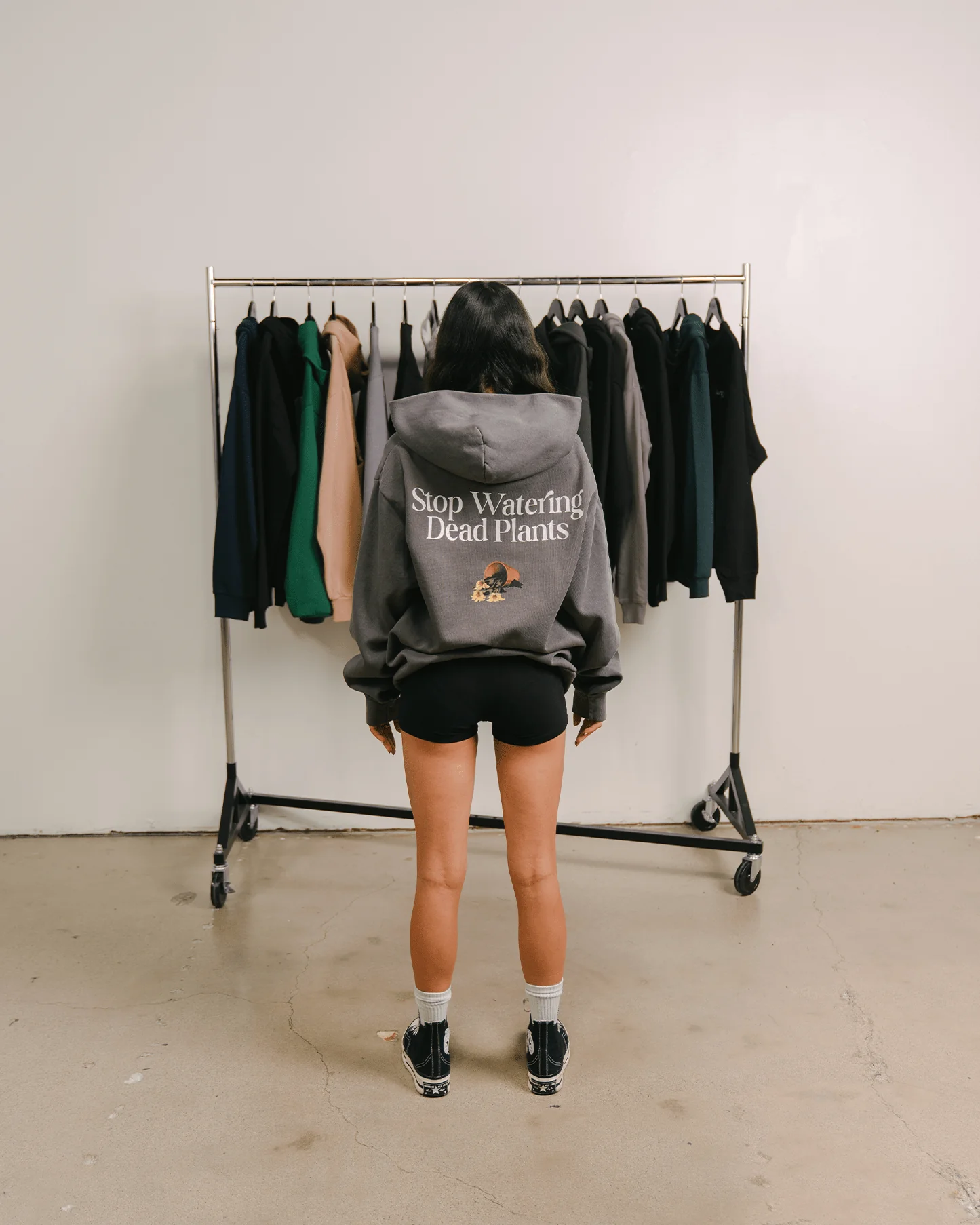 Stop Watering Dead Plants | Shadow Urban Hoodie - Image 8