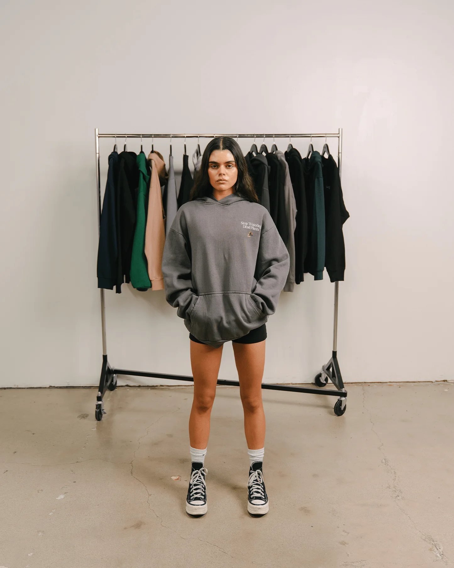 Stop Watering Dead Plants | Shadow Urban Hoodie - Image 9