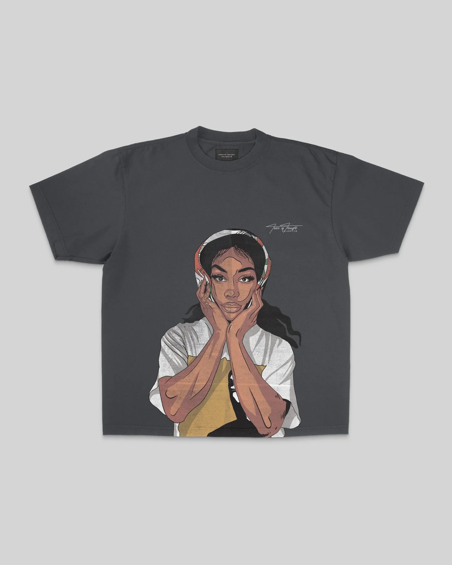 SZA Big Face | Oversized Shadow Graphic Tee