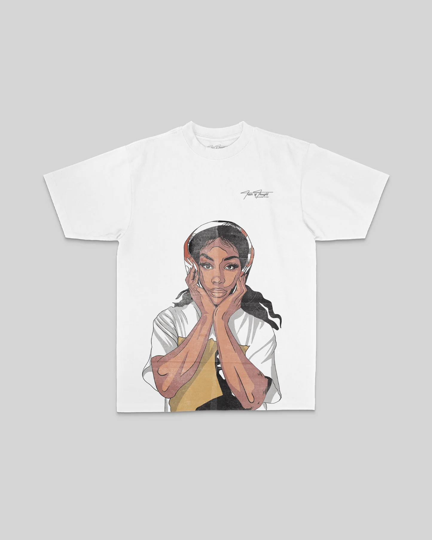 SZA Big Face | White Graphic Tee