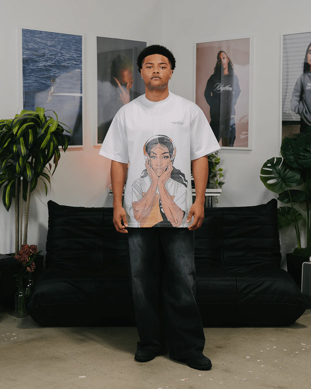 SZA Big Face | White Graphic Tee - Image 5