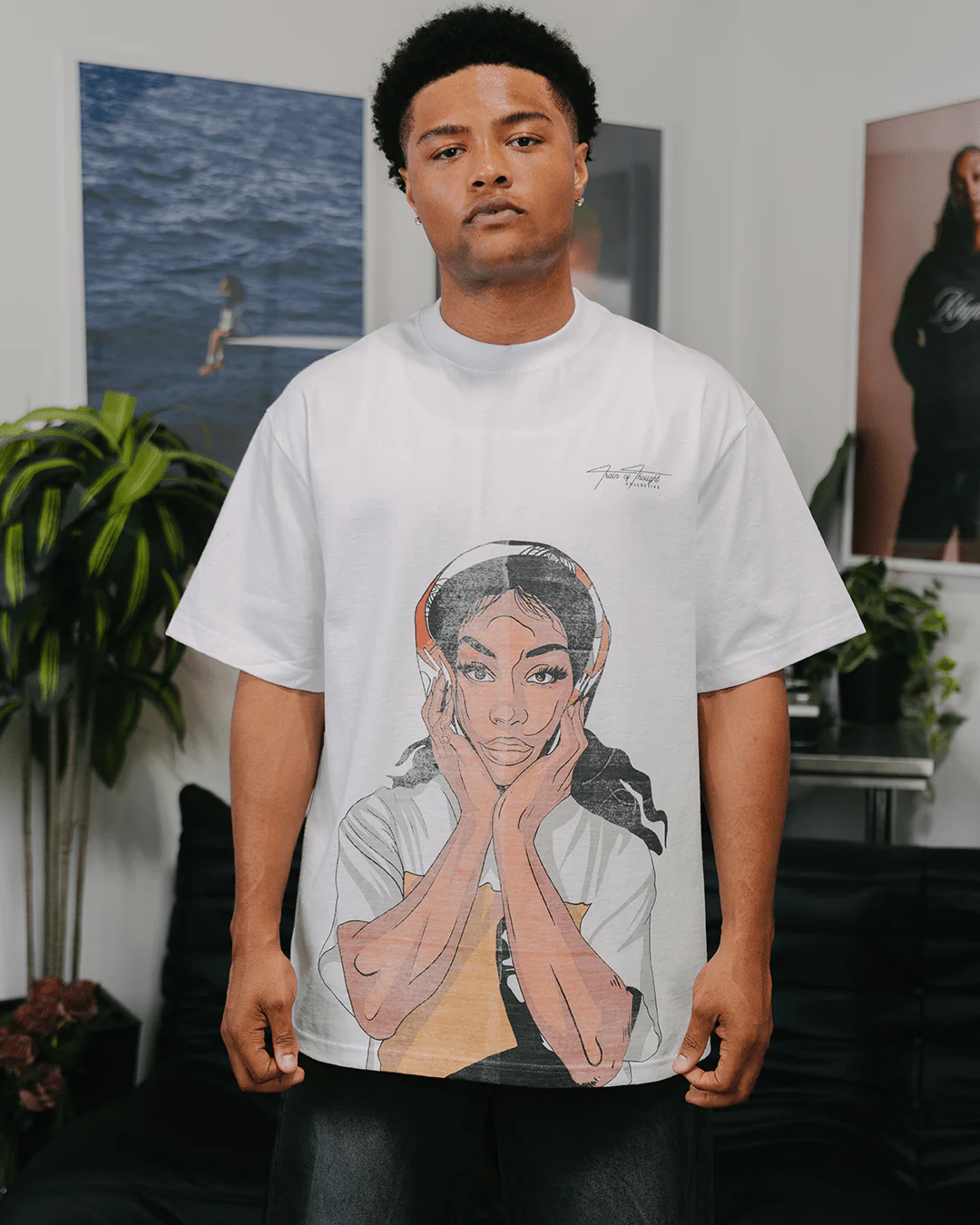 SZA Big Face | White Graphic Tee - Image 6