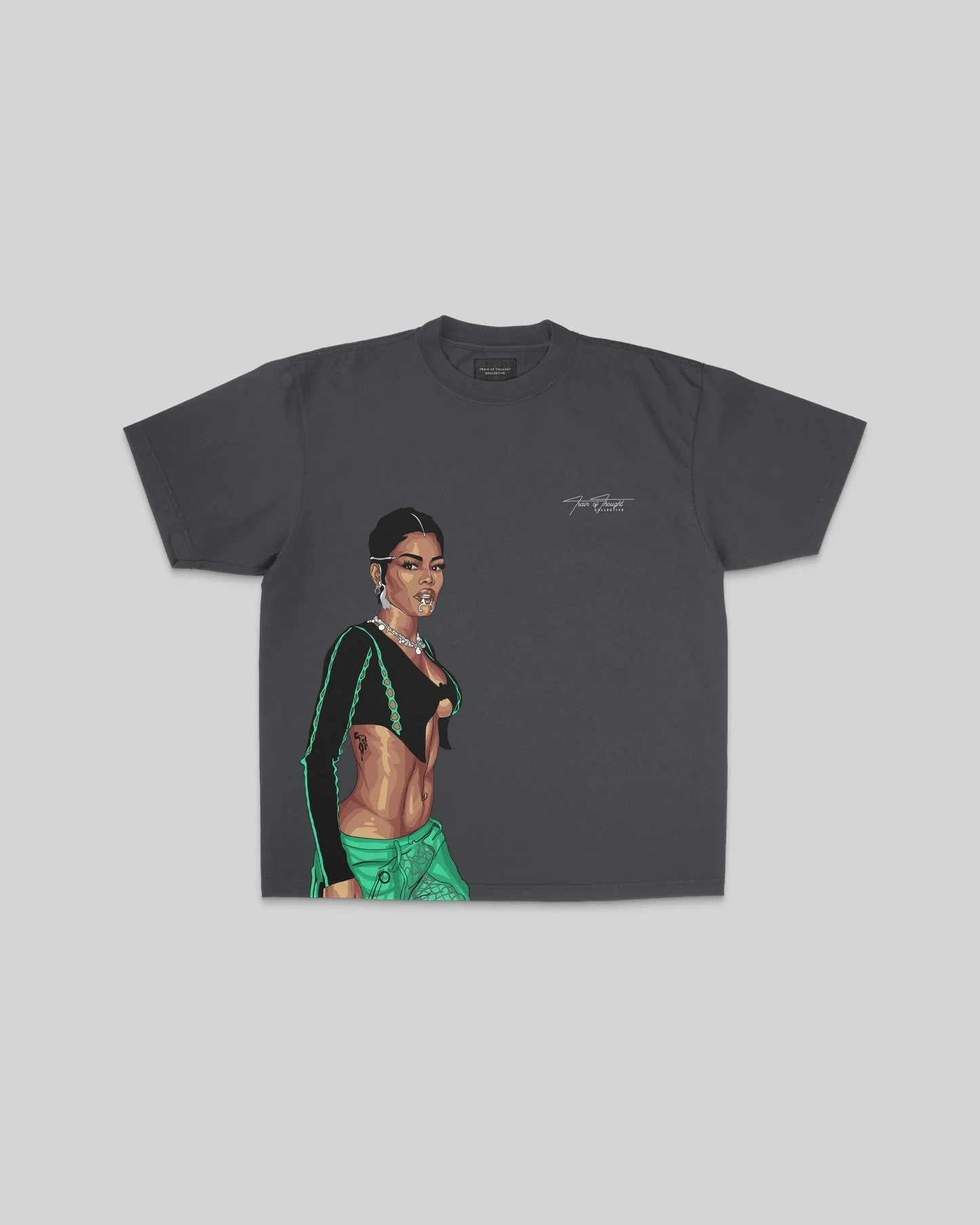 Teyana Big Face | Oversized Shadow Graphic Tee
