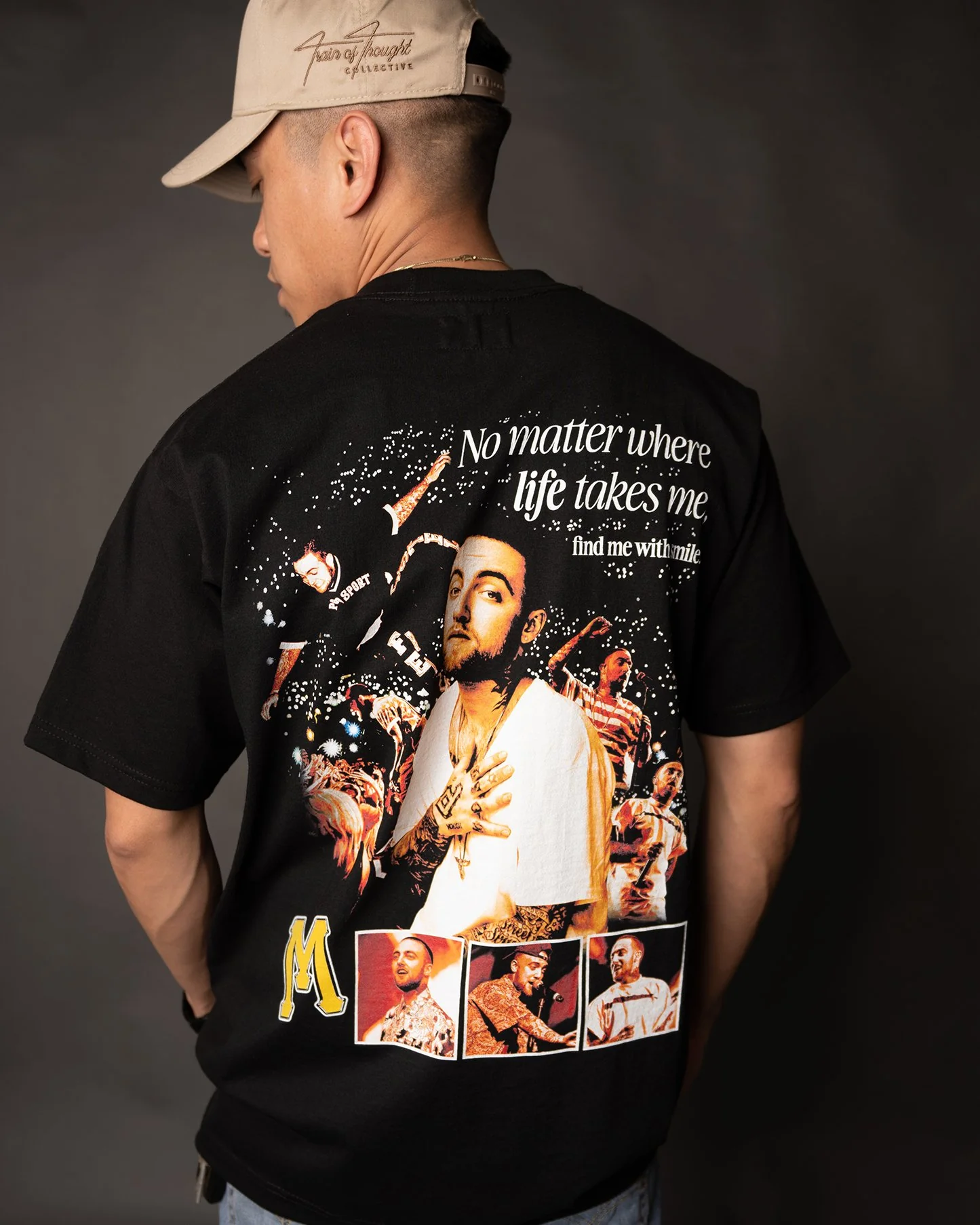 The Mac Life Rap | Heavvyweight Black Graphic Tee - Image 3