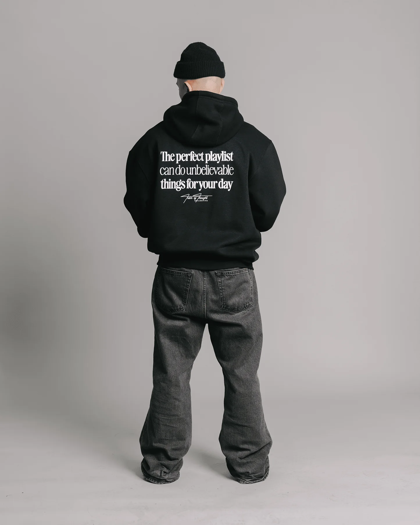 The Perfect Playlist | Black Pullover Hoodie - Image 6