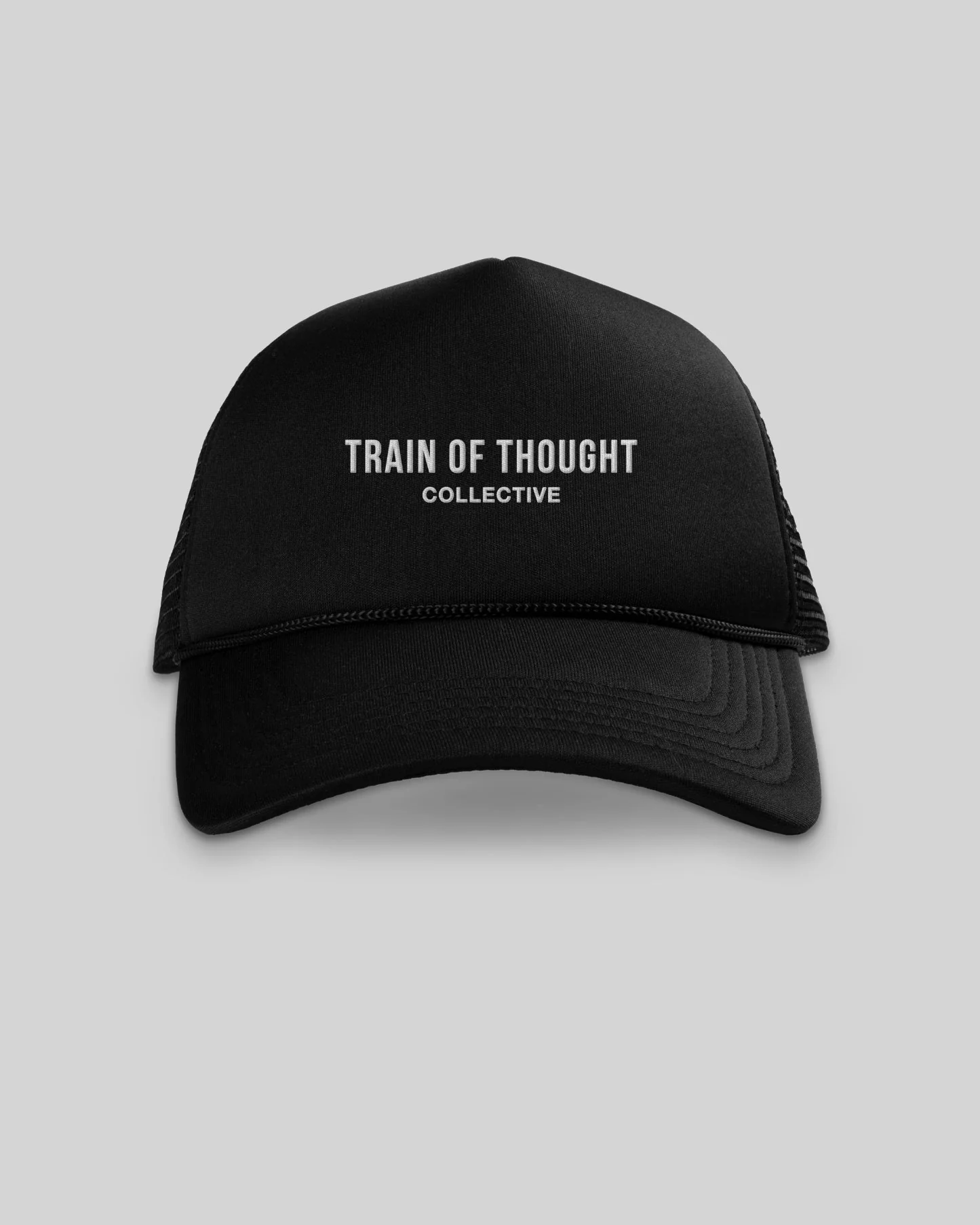 TOTC Necessary | Black 5 Panel Trucker Hat