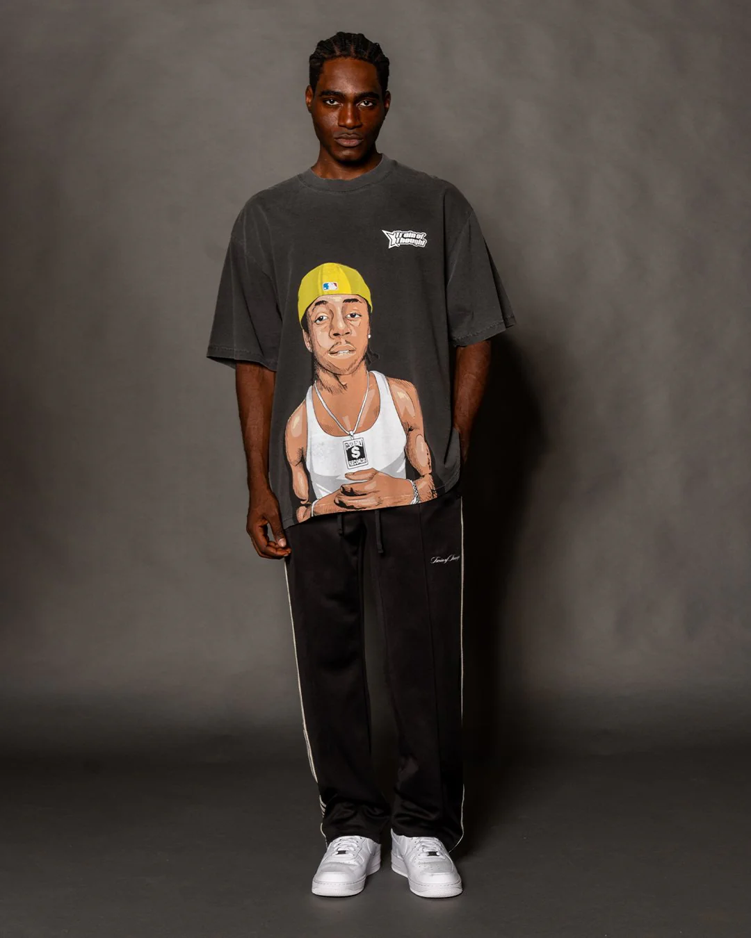 Weezy Big Face | Oversized Oatmeal Graphic Tee - Image 2