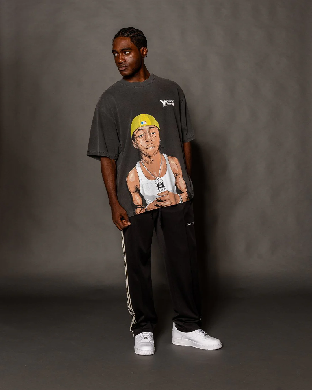 Weezy Big Face | Oversized Oatmeal Graphic Tee - Image 6